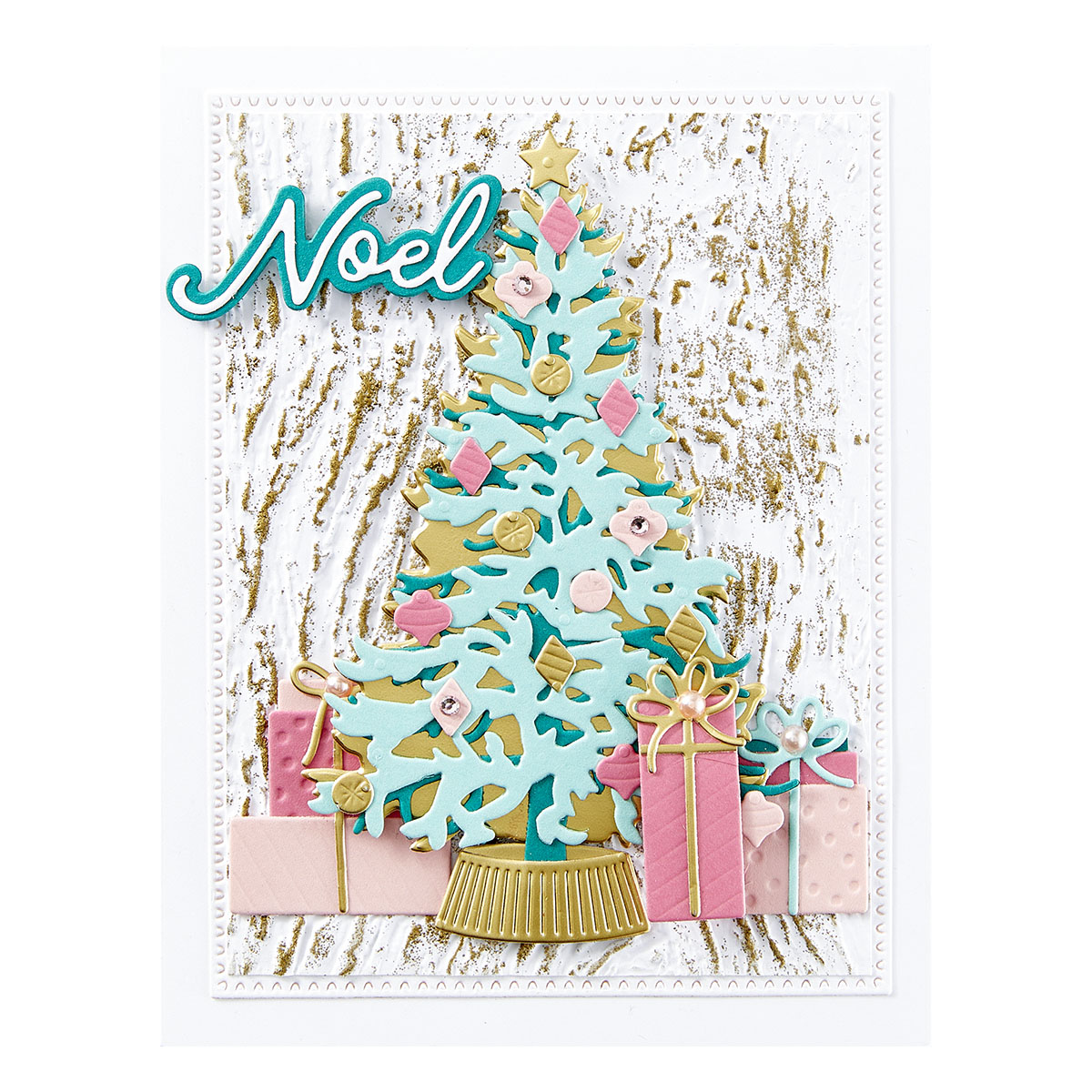 Spellbinders Bark 3D Embossing Folder From the Timeless Trees Collection By Simon Hurley