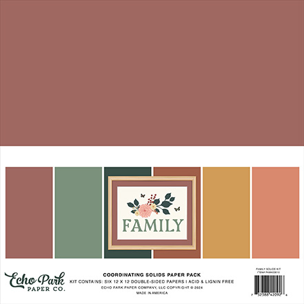 Echo Park Family Solids Kit