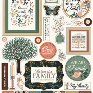 Echo Park Family 6X13 Chipboard Accents