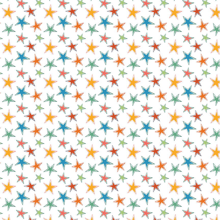 PP Later Gator 12X12 Cool Stars & Stripes