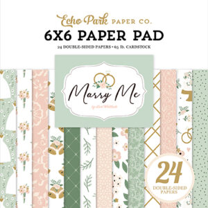 Echo Park Marry Me 6X6 Paper Pad