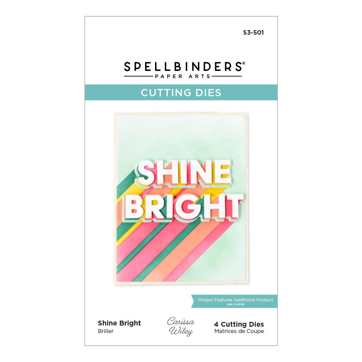 Spellbinders Shine Bright Etched Dies From the Shine Bright Collection By Carissa Wiley