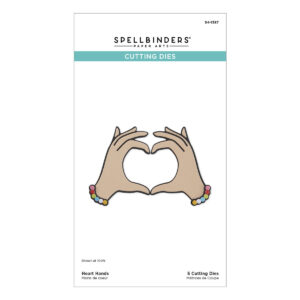 Spellbinders Heart Hands Etched Dies From the Beads of Friendship Collection