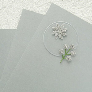 SPELLBINDERS 8.5X11 BRUSHED SILVER CARDSTOCK