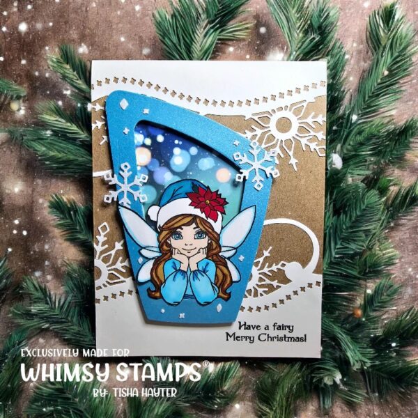 Whimsy Stamp Christmas Fairy Wishes