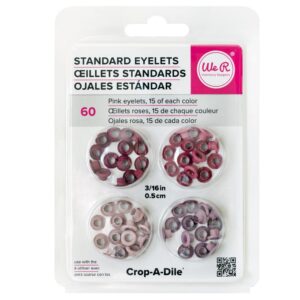 WE R EYELETS STANDARD PINK