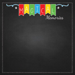 SC 12X12 MAGICAL MEMORIES DOTS DOUBLE SIDED