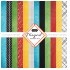 SCRAPBOOK CUSTOMS MAGICAL BASIC PAPER PACK