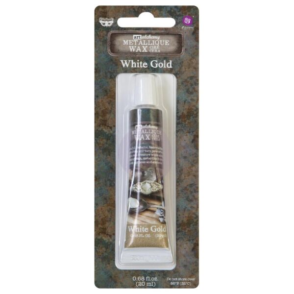 PRIMA ART ALCHEMY METALLIQUE WAX WHITE GOLD