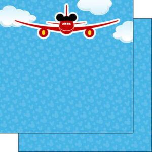 SCRAPBOOK CUSTOMS 12X12 MAGIC AIRPLANE