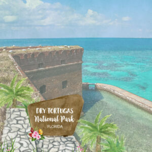 SCRAPBOOK CUSTOMS 12X12 DRY TORTUGAS NATIONAL