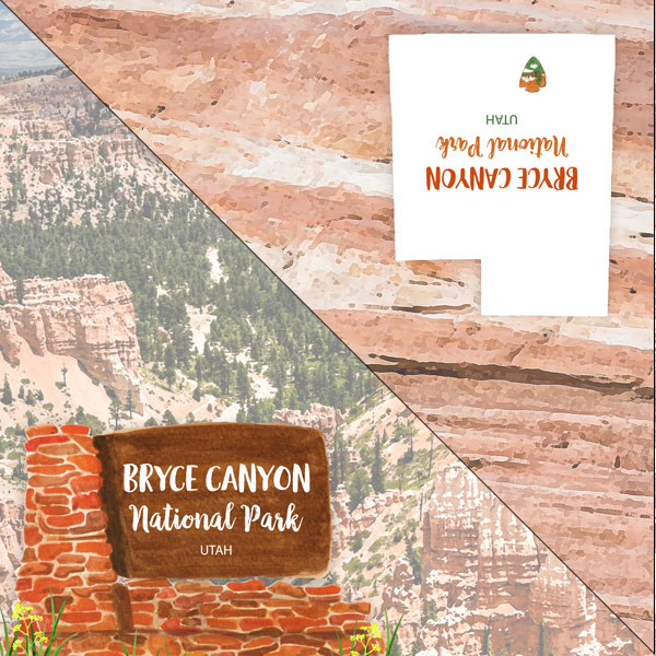 SCRAPBOOK CUSTOMS 12X12 BRYCE CANYON NATIONAL PARK