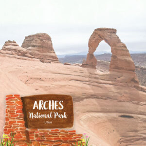 SCRAPBOOK CUSTOMS 12X12 ARCHES NATIONAL PARK