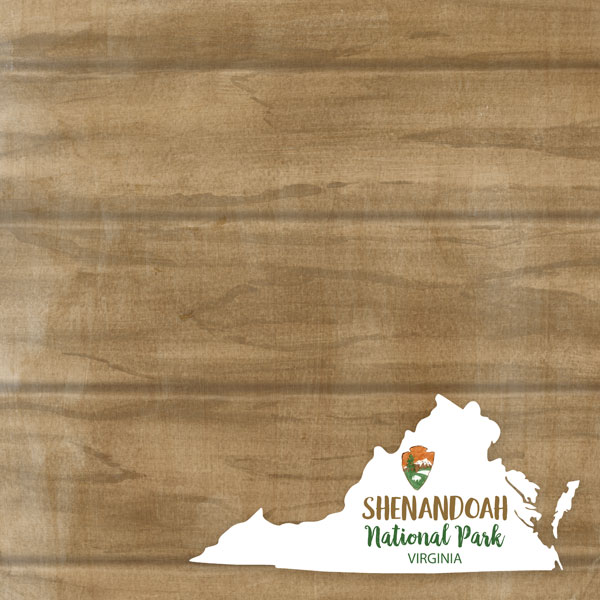 SCRAPBOOK CUSTOMS 12X12 SHENANDOAH NATIONAL PARK