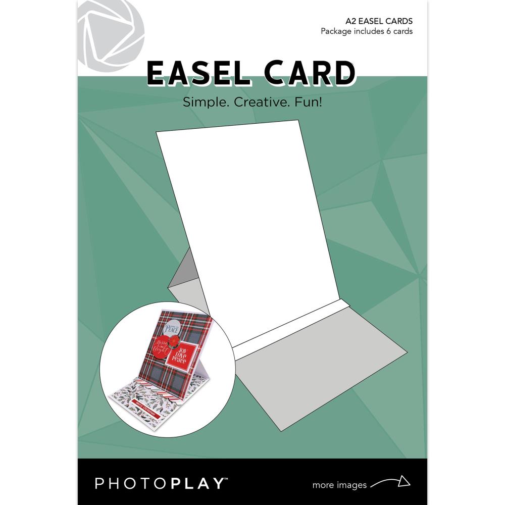 PHOTOPLAY EASEL CARDS WHITE