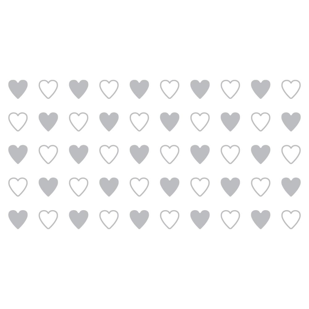 Sizzix 2D TF Embossing Folder w/8PK Thinlit Set Vault Side Order Love Notes By Tim Holtz