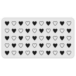 Sizzix 2D TF Embossing Folder w/8PK Thinlit Set Vault Side Order Love Notes By Tim Holtz