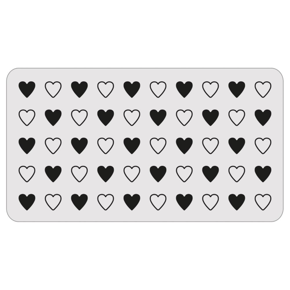 Sizzix 2D TF Embossing Folder w/8PK Thinlit Set Vault Side Order Love Notes By Tim Holtz