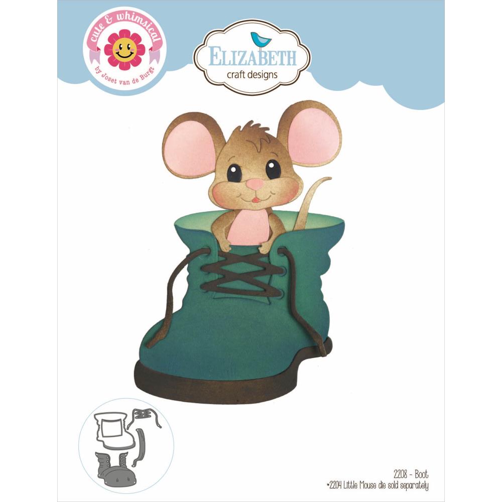 ELIZABETH CRAFTS DIE BOOT MOUSE