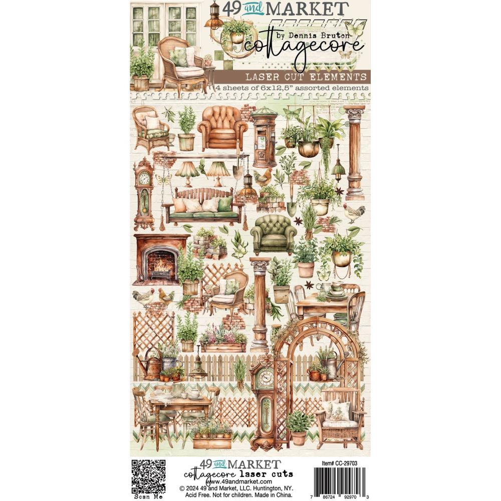 49 & MARKET COTTAGECORE LASER CUT ELEMEN