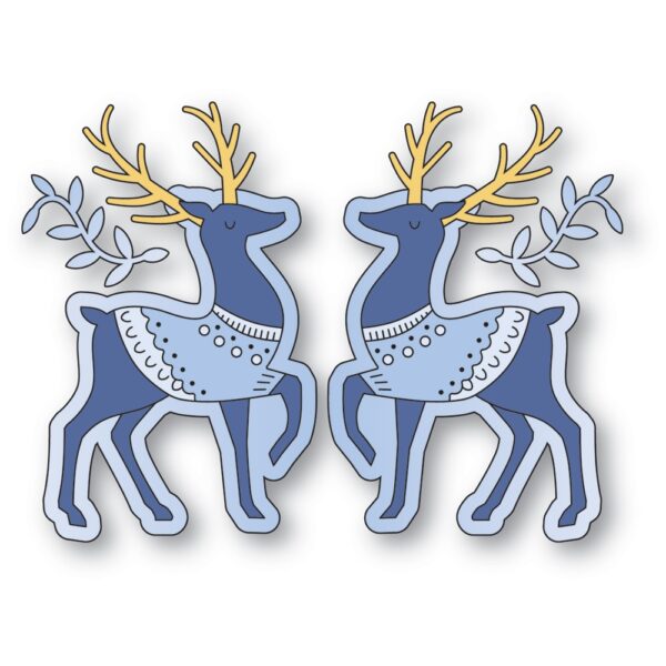 Poppy Stamps Die Nordic Regal Deer