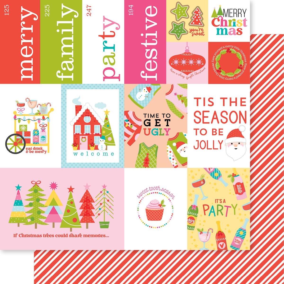 Bella Boulevard Merry Mingle 12X12 Merry Mingle Daily Details