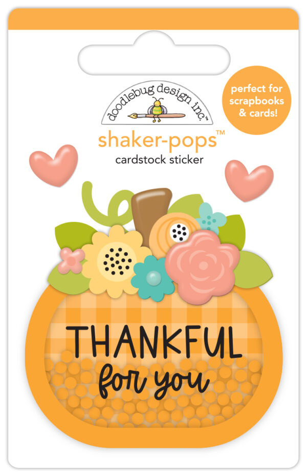 Doodlebug Farmhouse Thankful For You Shaker-pops