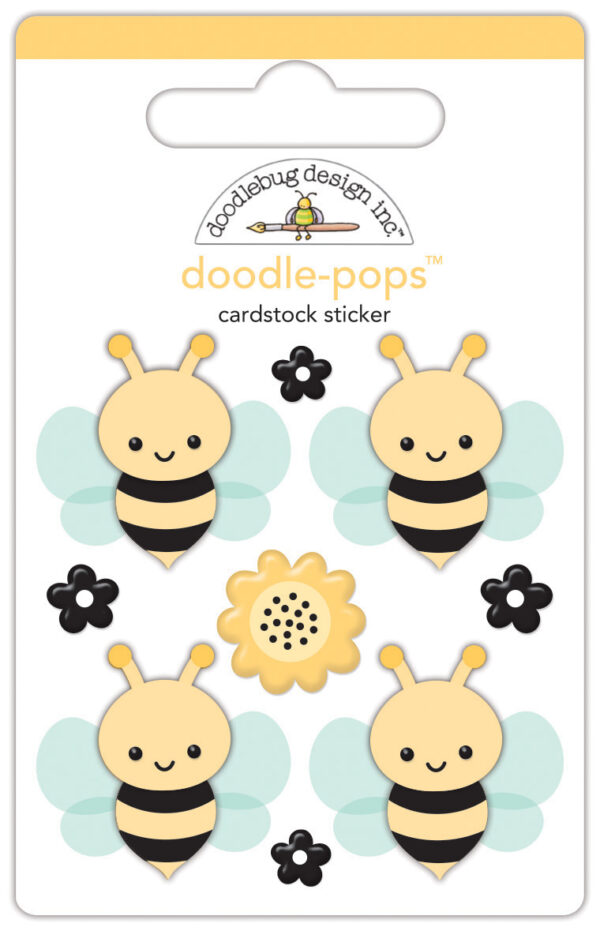 Doodlebug Farmhouse Busy Bees Doodle-pops