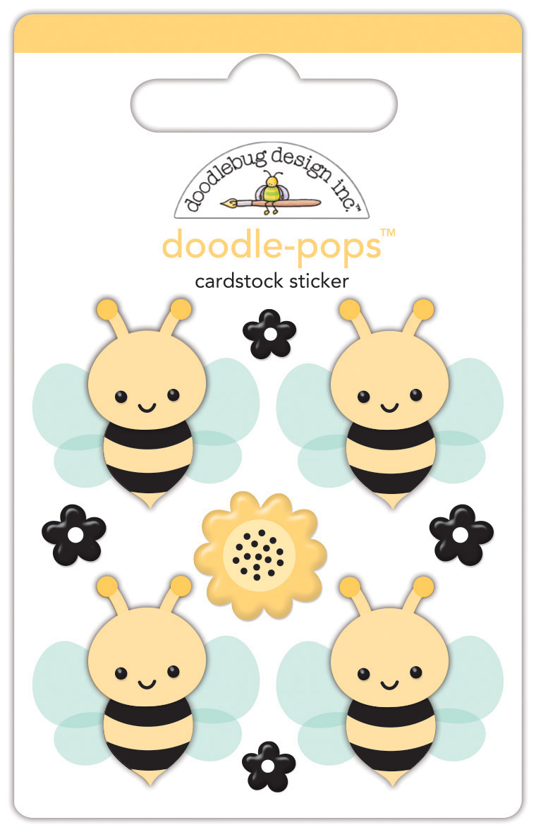 Doodlebug Farmhouse Busy Bees Doodle-pops