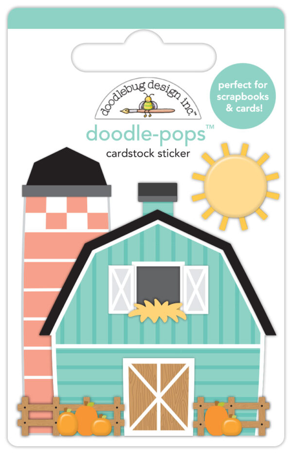 Doodlebug Farmhouse Barn in the USA Doodle-pops