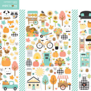 Doodlebug Farmhouse Farmhouse Mini Icons Stickers