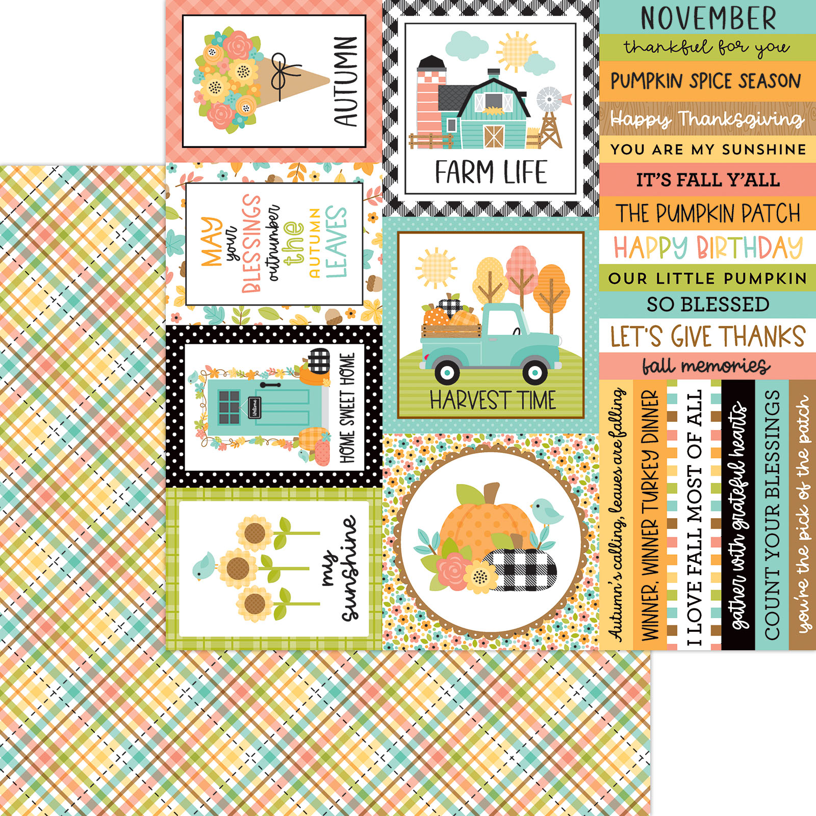 Doodlebug Farmhouse 12X12 Country Quilt