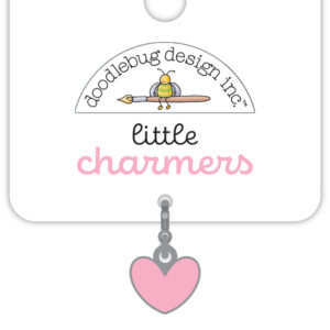 Doodlebug Little Charmers Pink Heart