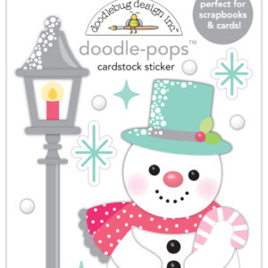 Doodlebug Tinsel Time Snow Wonderful Doodle-pops