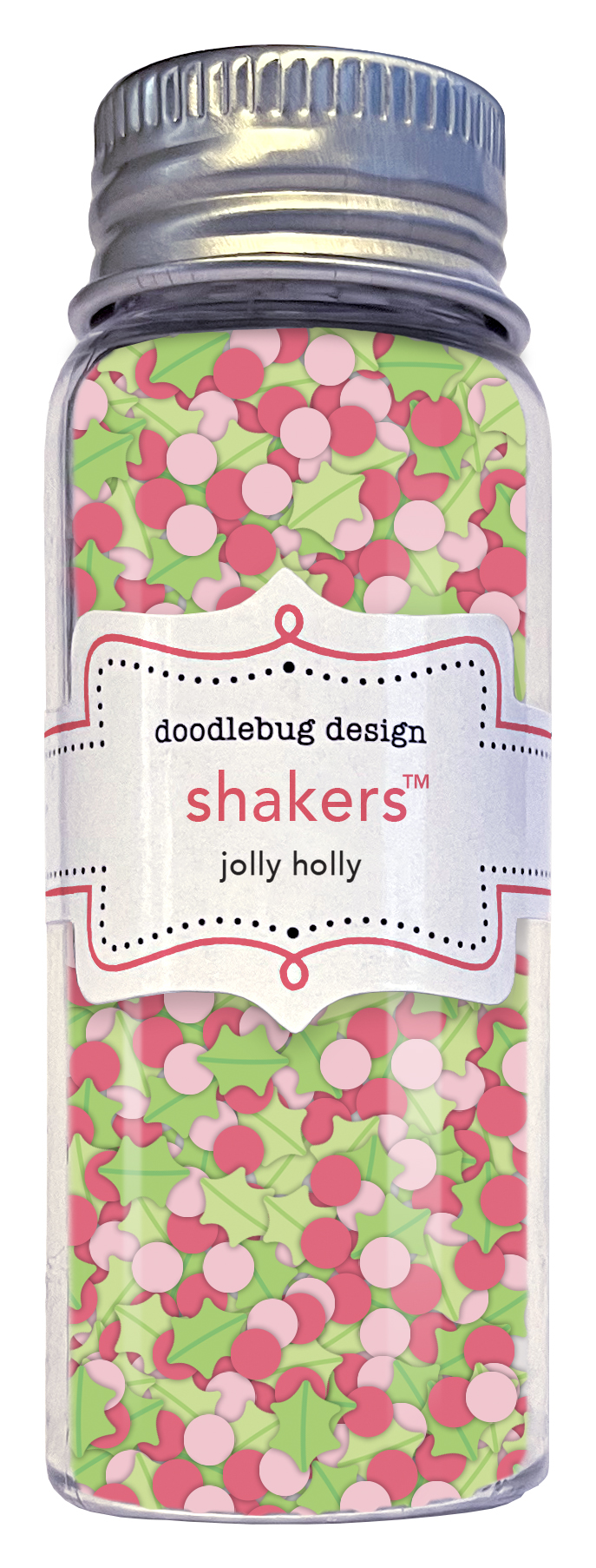 Doodlebug Tinsel Time Jolly Holly Shakers