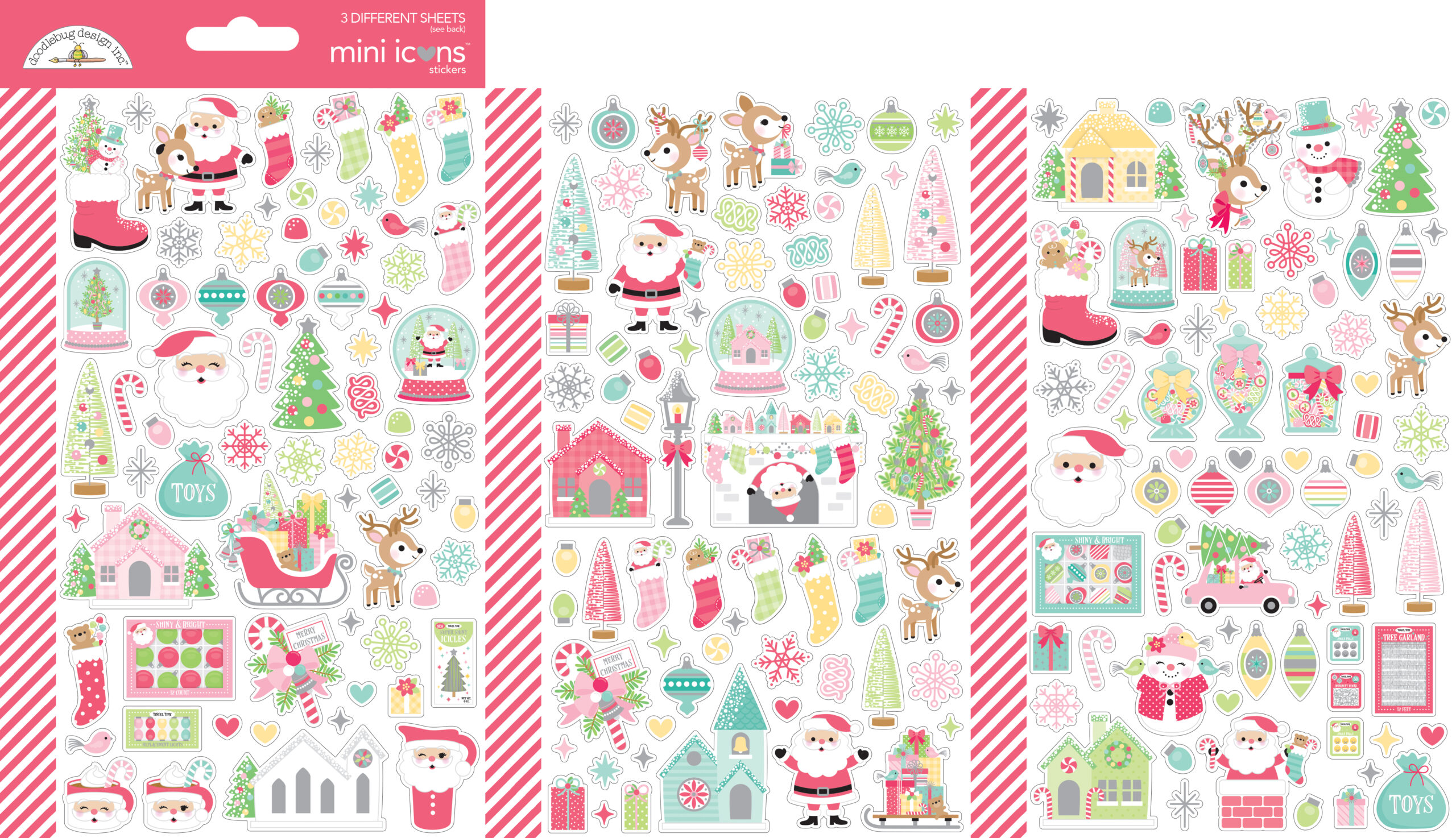 Doodlebug Tinsel Time Tinsel Time Mini Icons Stickers