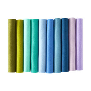 Spellbinders Merino Wool Felt Sheets - Cool Collection