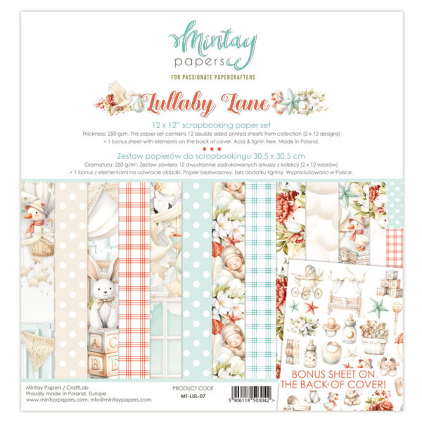 Mintay Lullaby Lane 12 X 12 Collection Pack