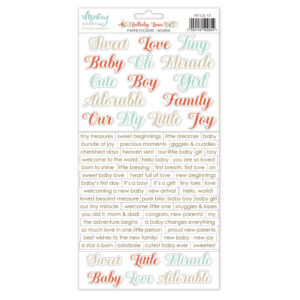 Mintay Lullaby Lane 6 X 12 Sticker Words