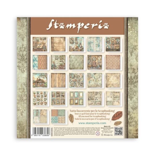 STAMPERIA 8X8 ALTEREGO PAPER PAD