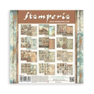 STAMPERIA ALTEREGO 8X8 PAPER PAD