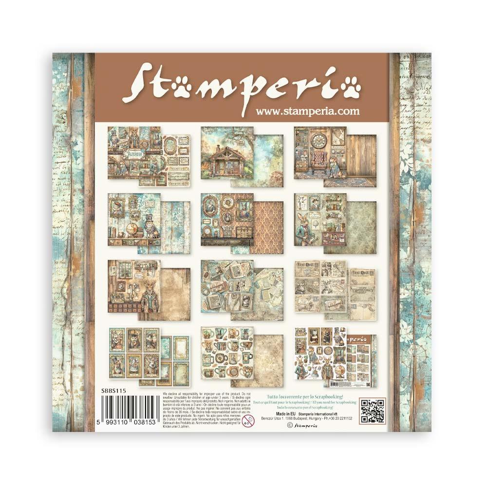 STAMPERIA ALTEREGO 8X8 PAPER PAD