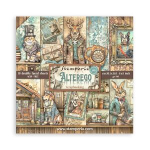 STAMPERIA ALTEREGO 8X8 PAPER PAD