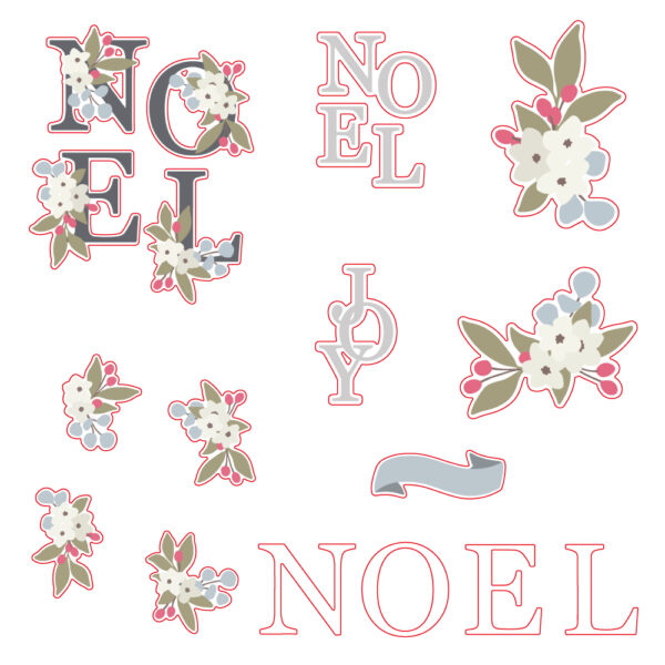 Honey Bee Floral Noel Honey Cuts