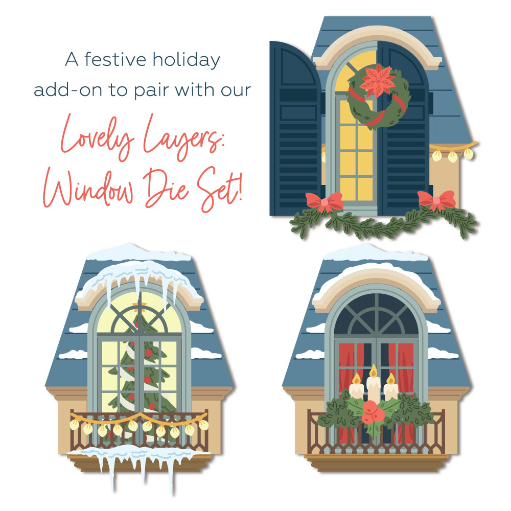 Honey Bee Lovely Layers: Window – Holiday Add-on Honey Cuts