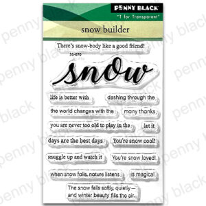 Penny Black Stamp Snow Builder