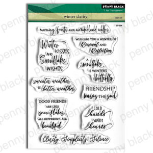 Penny Black Stamp Winter Clarity