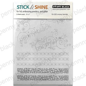 Penny Black Stick & Shine Snowy Border