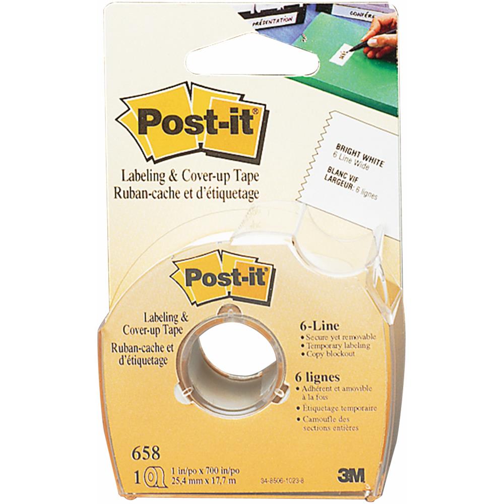 POST-IT LABELING AND COVER UP TAPE