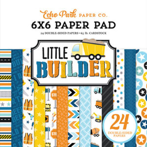 Echo Park Little Builder 6X6 Paper Pad